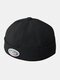 Unisex Cotton Solid Color Fashion Outdoor Brimless Beanie Landlord Cap Skull Cap - Black
