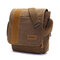 Casual Vintage Canvas Multi-functional Crossbody Bag For Men - Brown