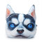 Creative 3D Dog Cat Throw Pillows Plush Meow Star Sofa Bed Cushion 2 Sizes - J