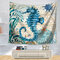 Sea Turtle Octopus Sea Horse Wall Hanging Tapestry Decorative Table Cloth Bedroom Blanket Yoga Mat - #1
