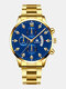 13 Colors Men Business Watch Inlaid Diamond Decorated Pointer Calendar Quartz Watch - #09