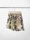 Plus Size Women 100% Cotton Breathable Print Casual Shorts Pajamas Bottoms - Beige