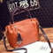 Women PU Leather Vintage Handbag Crossbody Bag  - Brown