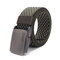 3.8cm*125cm  Quick Dry Thicker Nylon Belts Spot Canvas Belts Metal Buckle Belts - Army Green
