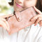 Women PU Leather Ultrathin Wallet Purse Business Card Holders - Pink