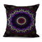Mandala Pattern Printing Cotton Linen Sofa Cushion Pillow Cover Waist Cushion Cover - #9