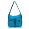 Women Nylon Waterproof Multifunctional Handbags Crossbody Bag Backpack Large Capacity Shoulder Bags - Sky Blue