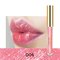 Glitter Lip Gloss Jelly Pink Lips Pigment Mineral Liquid Lip Stick Gold Shimmer Long Lasting - 06