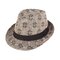 Men Vogue Straw Sunscreen Jazz Top Cap Outdoor Summer Casual Travel Breathable Hat - Black