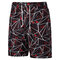 Season New Men's Fashion Print Large Size Casual Five-pants Beach Shorts - Red wine