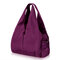 CHIBAO Nylon Light Tote Bags Casual Summer Beach Shoulder Bags Shopping Bags - Purple