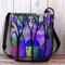حقيبة كروسبودي للنساء Colorful DIY - أزرق