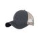 Men Adjustable Embroidery Mesh Cotton Hat Outdoor Sports Climbing Sunshade Baseball Cap - Black