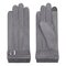 Men Winter Warm Thicken Suede Gloves Simple Solid Riding Windproof Touch Screen Full-finger Gloves - Gray