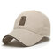 Men Cotton Baseball Cap Sports Golf Snapback Outdoor Sports Sunscreen Hats - Beige