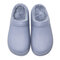 Men Stain Resistant Waterproof Non Slip Wearable Sole Home Cotton Slippers - Gray