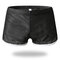 Mens Mesh Loose Breathable Sport Home Quick Dry Boxers Plain Shorts Arrow Pants - Black