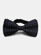 Men Dacron Dot Striped Cashew Flowers Pattern Jacquard Bowknot Formal Suit Banquet Bow Tie - #18
