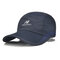 Mens Womens Ultra-thin Quick-drying Anti-UV Baseball Cap Outdoor Casual Breathable  Carved Net Hat - Navy