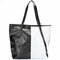  Stylish Assorted Color PU Leather Women Handbag - Black & White