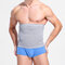 Abdomen Waist Belly Slimming Belt Body Shaping Corset Shaper Girdle For Men - Gray