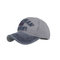 New Letters Embroidered Baseball Cap Washed and worn Sun Hat  - Gray