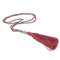 Bohemian Handmade String Beads Crystal Tassel Pendant Necklace Buddha Head Pendant Long Necklace - 07