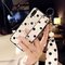 Lambskin Point Xs Max Phone Shell 7plus For Iphone6/8p/ Luxury Rivet Scarves - White wavelet point lambskin [wristband + scarf]