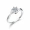 Elegant Couple Finger Rings Alloy Zircon Hollow Round Rings Finger Jewelry for Women Men - #3