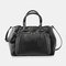 Женщины Дизайн 15,6-дюймовая сумка для ноутбука с твердым покрытием Многофункциональная сумка через плечо Сумка - Черный