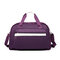 Casual Travel Waterproof Portable Storage Bag Luggage Bag Handbag Shoulder Bag - Purple