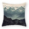 Modern Abstract Landscape Linen Cushion Cover Home Sofa Throw Hills Pillowcases Home Decor - #3