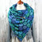 Women Casual All-match Thick Warmth Shawl With Buckle Printed Scarf - #1