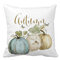 Water Color Punpkin Printed Cotton Linen Cushion Cover Square House Decorative Pillowcase - #1