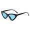 Woman Fashion Cat Glasses Retro Personality Multicolor Cute Sunglasses - #07