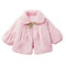 Girl's Fur Winter Warm Coat Cloak Jacket Thick Clothes For 1-5Y - Pink