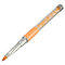1Pcs Crystal Gradient Nail Art Pen Gel Nylon Hair Brush  - Orange