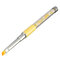 1Pcs Crystal Gradient Nail Art Pen Gel Nylon Hair Brush  - Yellow