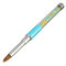 1Pcs Crystal Gradient Nail Art Pen Gel Nylon Hair Brush  - Blue