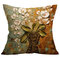 Creative Painting Linen Pillowcase Sofa Home Cushion Pillowcase - #5