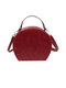 Women Leopard-print Portable Round Bag Shoulder Bag Crossbody Bag - Red