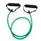 Rubber Latex Tension Rope Chest Developer Expander Spring Exerciser Fitness Equipment - Green