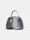 Women Ombre Chain Shell Bag Crossbody Bag Satchel Bag - Light Grey