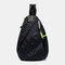 Men Waterproof Outdoor Tactical Travel Chest Bag Crossbody Bag Backpack - Black