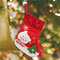 New Year Vintage Christmas Stocking Snowman Bag Gift Sock Ornament Socks For Christmas Tree - C