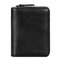 Genuine Leather Multi-functional Business Casual 2 In 1 Card Holder Wallet  - Black