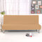 Soft Stretchy Fitted Removable Full Cover Without Armrest Folding Sofa Bed Universal Cover Sofa Cushion - Camel