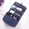 Multi-functional Waterproof TPU Nylon Cosmetic Hang Wash Bag Travel Bags - Dark Blue
