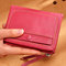 Women Genuine Leather Card Holder Wallet High-end Purse  - Rose