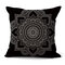 Almofada Mandala Poliéster Travesseiro Elefante Geométrico Boêmio Caso Decorativo para casa - #8